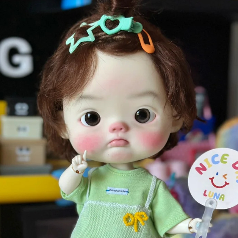 bjd娃娃6分bjd正版娃娃小6分大头点妹点点素体bjd娃娃bjd人偶娃娃