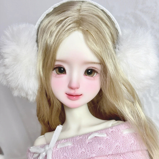 bjd娃娃bjd四分bjd正版 娃娃4分女娃黛儿bjd素体bjd人偶sd娃娃礼物