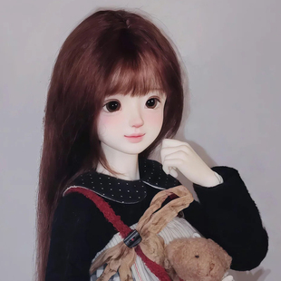 bjd娃娃bjd四分bjd正版娃娃4分女娃黛儿bjd素体bjd人偶sd娃娃礼物