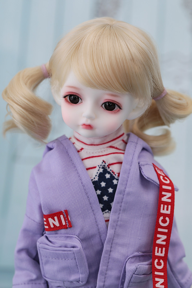 bjd娃娃sd娃娃娃衣 莎拉同款 紫色休闲裙套装 关节玩偶 衣服