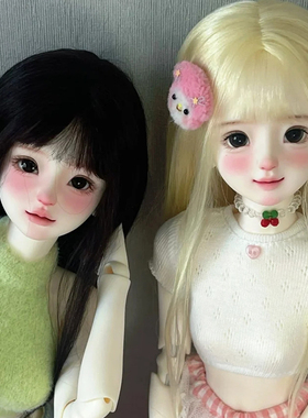 bjd娃娃bjd四分bjd正版娃娃4分女娃黛儿bjd素体bjd人偶sd娃娃礼物