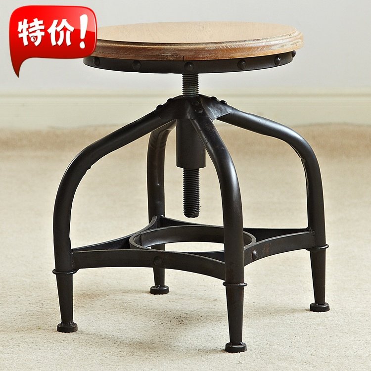 促销铁艺酒吧椅KTV旋转升级吧台椅高脚椅前台椅子餐厅餐椅聚餐椅