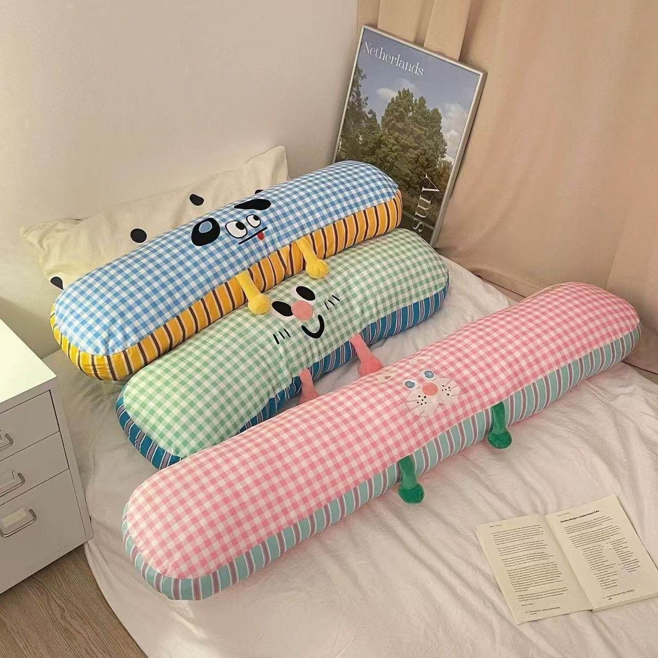 抱枕睡觉长条床边挡枕玩偶女生可拆洗睡觉夹腿大人侧睡枕头可爱,居家布艺,午睡枕,淘宝优惠券,粉丝福利购,淘宝优惠卷