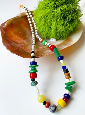 项链{鱼耳Museum}天然石