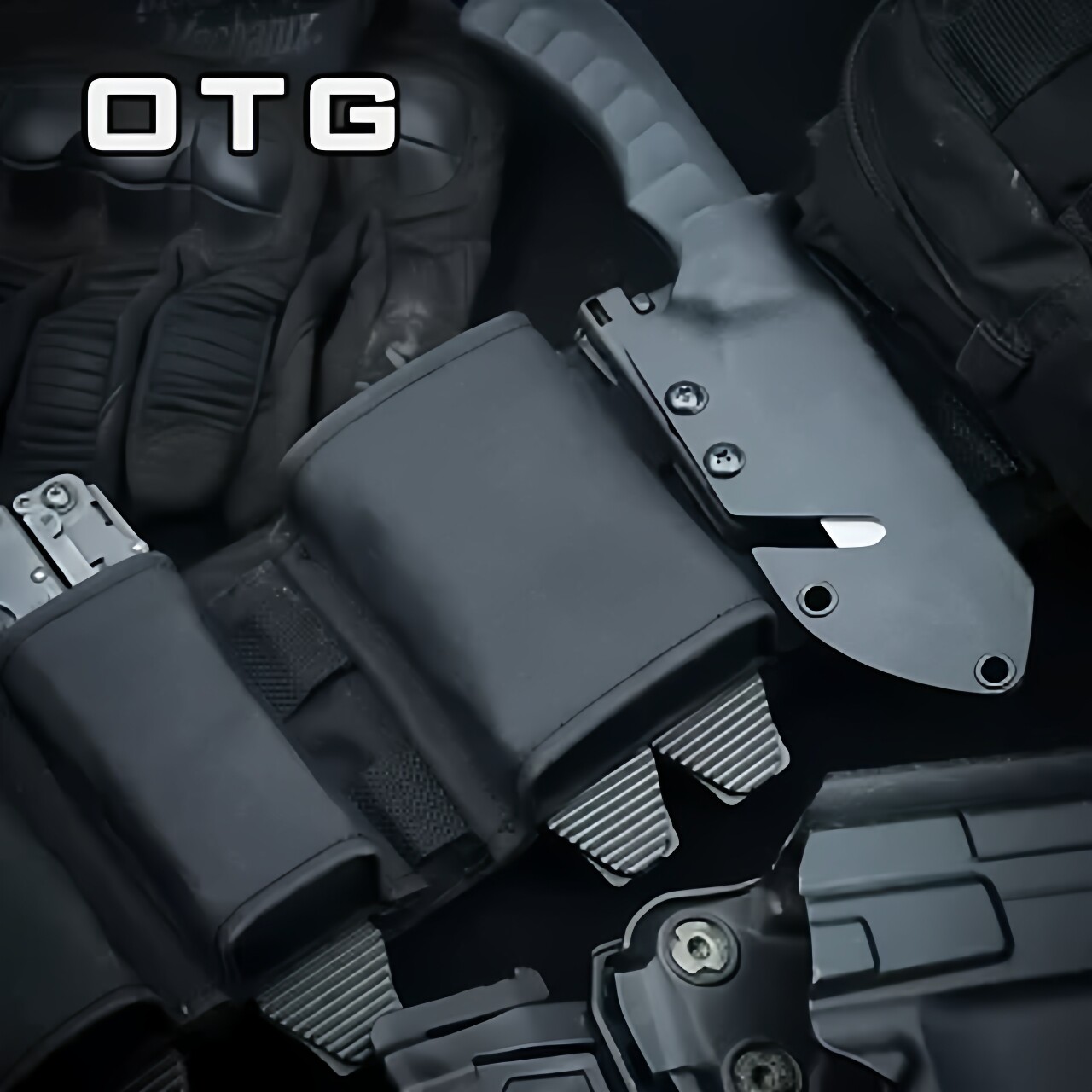 5.56mm单联快拔包战术背心附包