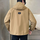 聚酯纤维2023秋装新款潮牌工装冲锋衣外套男夹克5010-P120，男装夹克，电商D240-242