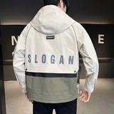 聚酯纤维2023秋装新款潮牌工装外套男夹克JK9170-P135，男装夹克，电商D240-242