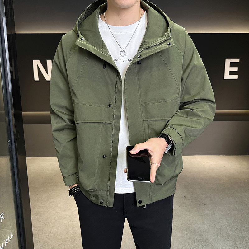 店主风2025年春季新款潮牌工装帅气外套男夹克JK9202-P90控129,男装夹克,电商D240-242