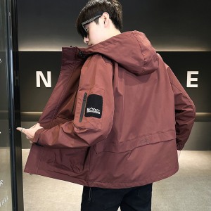 店主风  2025年春季新款潮牌工装冲锋衣帅气外套男夹克JK9189-P95图片