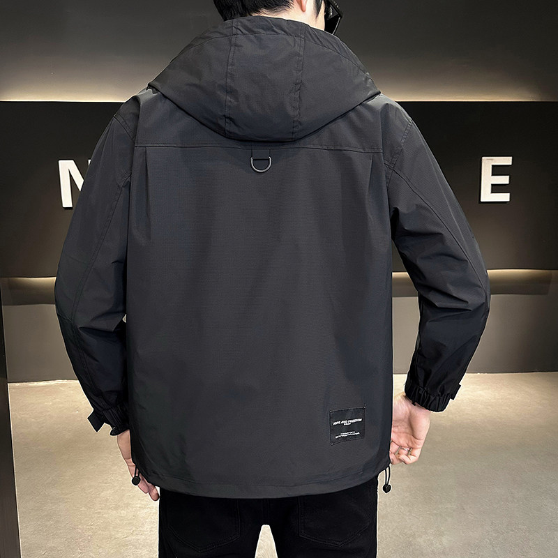 聚酯纤维2023新款潮牌机能工装高级感衣服夹克JK9163-P120,男装夹克,电商D240-242