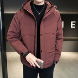 店主风2025年男士秋冬二棉加棉加厚夹克休闲棉服M1121-P120，男装夹克，电商D240-242