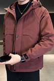 店主风2025秋冬大男士二棉加棉加厚夹克休闲棉服M1121-P120，男装夹克，电商D240-242