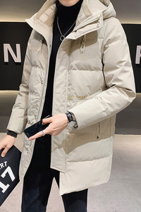 店主风  2025年冬装潮牌中长款加厚连帽潮流羽绒服男 6666-P180图片