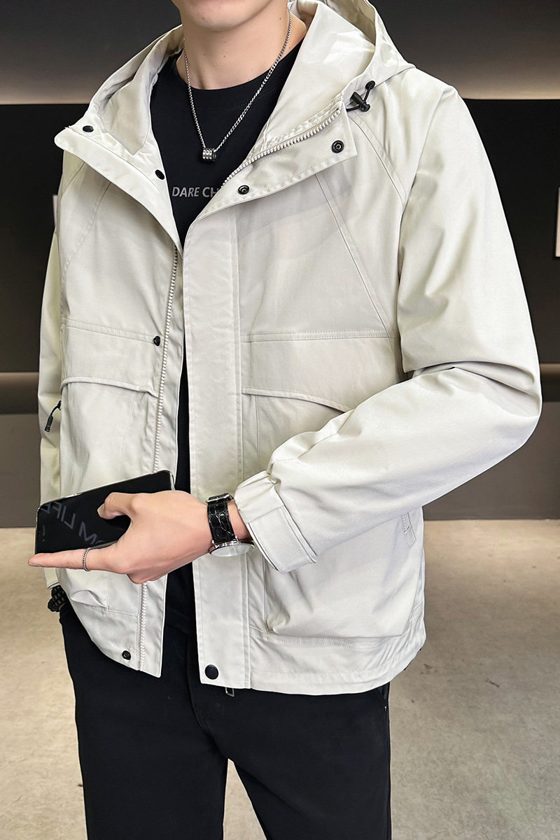 店主风2025年春季新款潮牌工装帅气外套男夹克JK9202-P90控129,男装夹克,电商D240-242