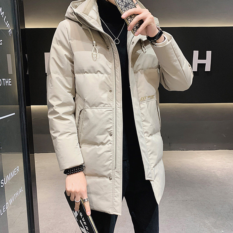 店主风2025年冬装潮牌中长款加厚连帽潮流羽绒服男6666-P180,男装羽绒服,电商D240-242