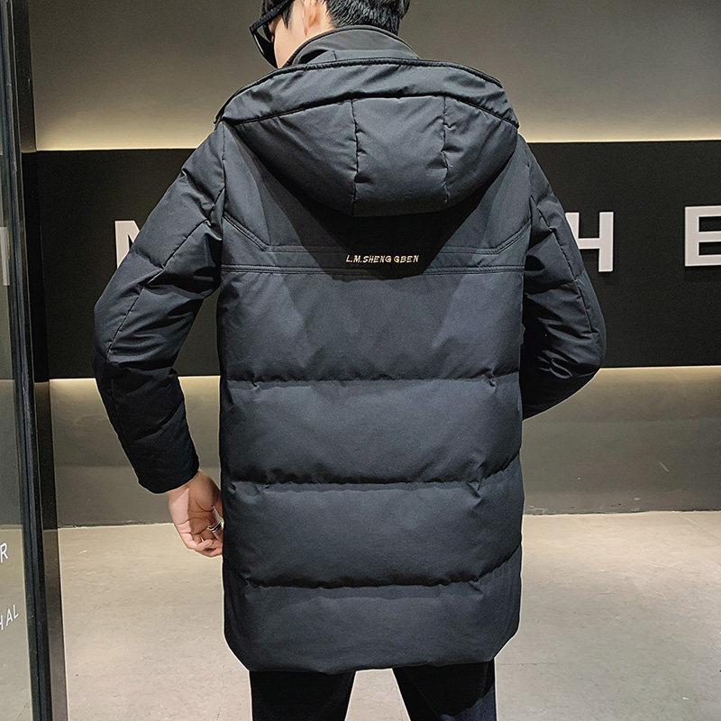 店主风2025年冬装潮牌中长款加厚连帽潮流羽绒服男6666-P180,男装羽绒服,电商D240-242