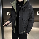 店主风2025年连帽重工机能潮流羽绒服男YR6032-P235控298，男装羽绒服，电商D240-242