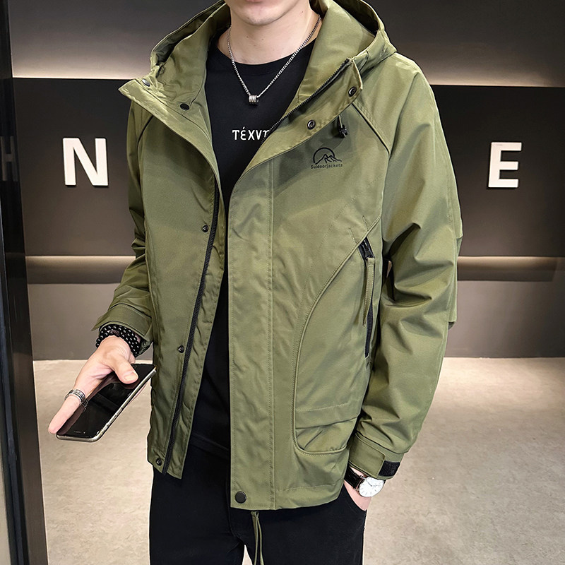 店主风2025年秋季新款潮牌工装冲锋衣帅气外套男夹克JK9190-P90,男装夹克,电商D240-242