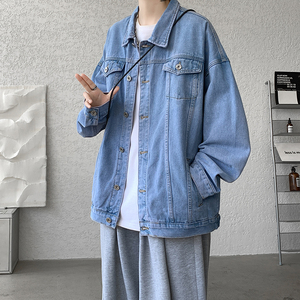 牛仔夹克男秋季新款港风宽松美式外套上衣S608-P68图片
