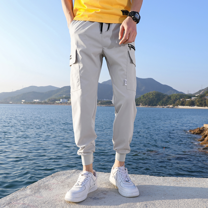 Casual pants men's new spring Leggings Capris