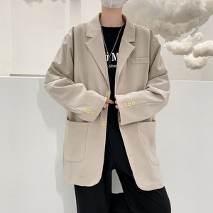 西服男春季新款港风宽松西装外套K8-P55图片
