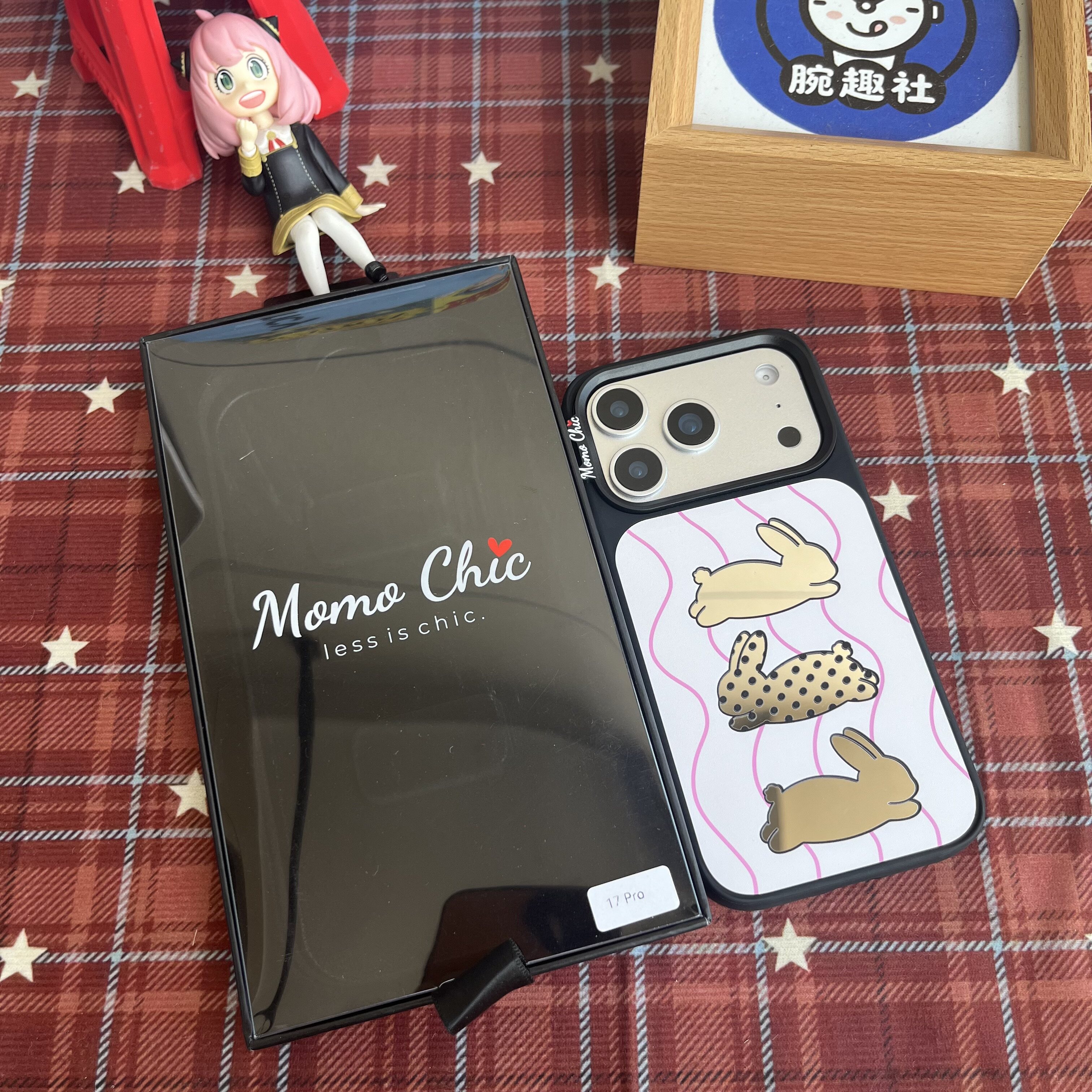 MomoChic三只小兔磁吸iPhone壳图片