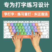 适用小学生四年级一三二六指法练习打字神器键盘硅胶垫膜仿真键盘