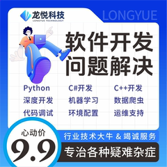 C#C++PythonJava代码调试问题解决环境配置运维技术支持项目答疑