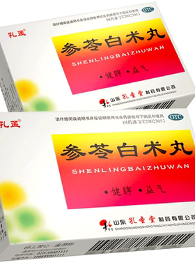 【孔孟】参苓白术丸60mg*100丸*10袋/盒