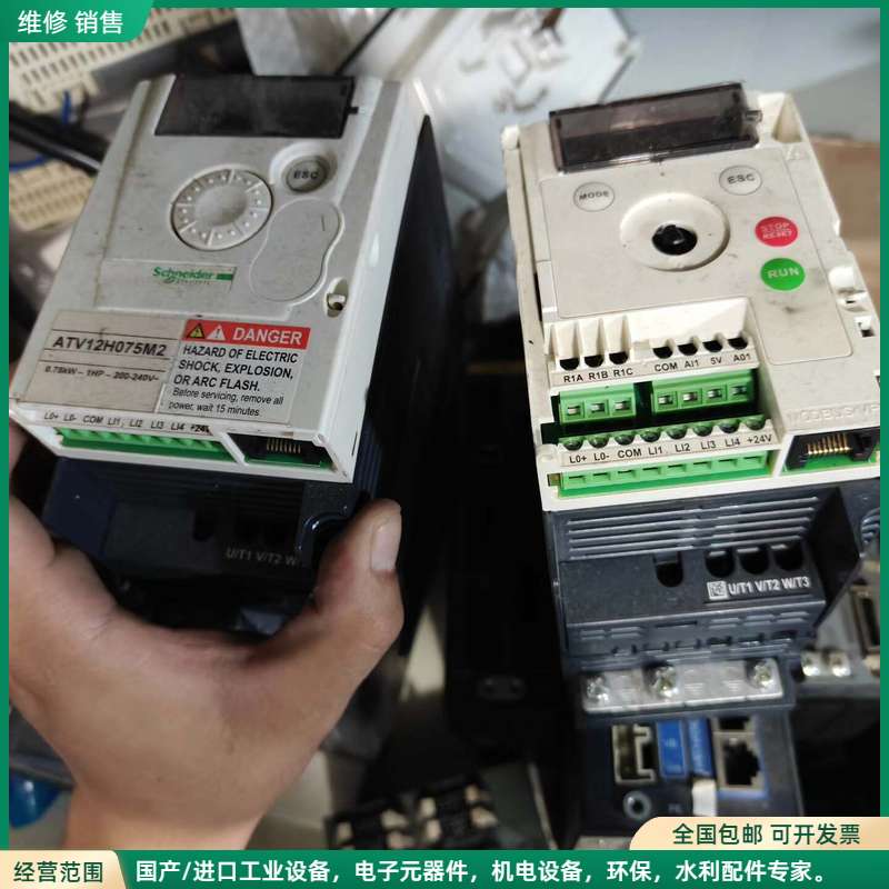 可维修施耐得变频器 Altivar ATV12H075M2，0.7 - 实物图