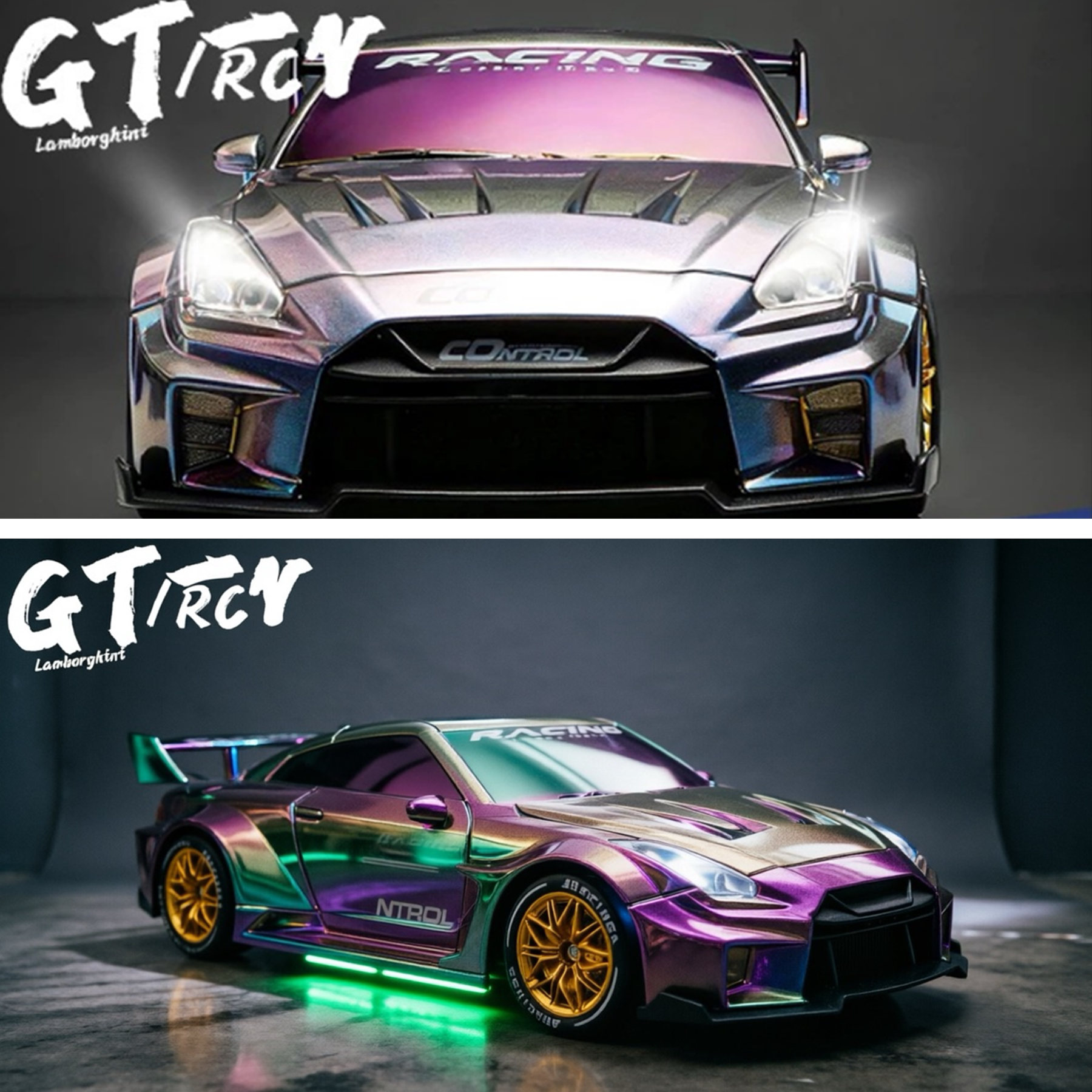 JJRC男孩四驱漂移遥控GTR模型车