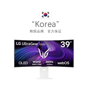9带鱼OLED屏国行正品 LG显示器34 W准4K240Hz电竞21 45GX90SA