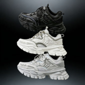 感潮鞋 2026春季 男女情侣厚底休闲运动鞋 宇宙碳刃机甲老爹鞋 新款