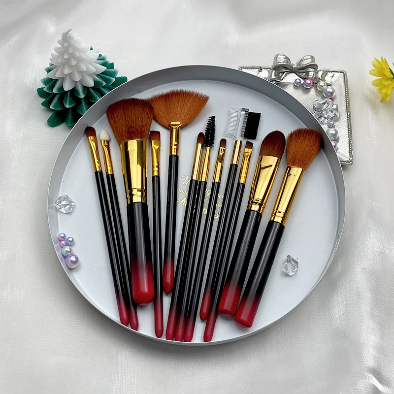 Brush, set, foundation, makeup primer, full set, for beginners