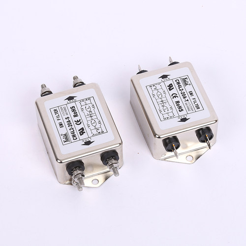 KEILS电源滤波器220V交流20A双级螺栓电源净化器CW4L2-20A-S