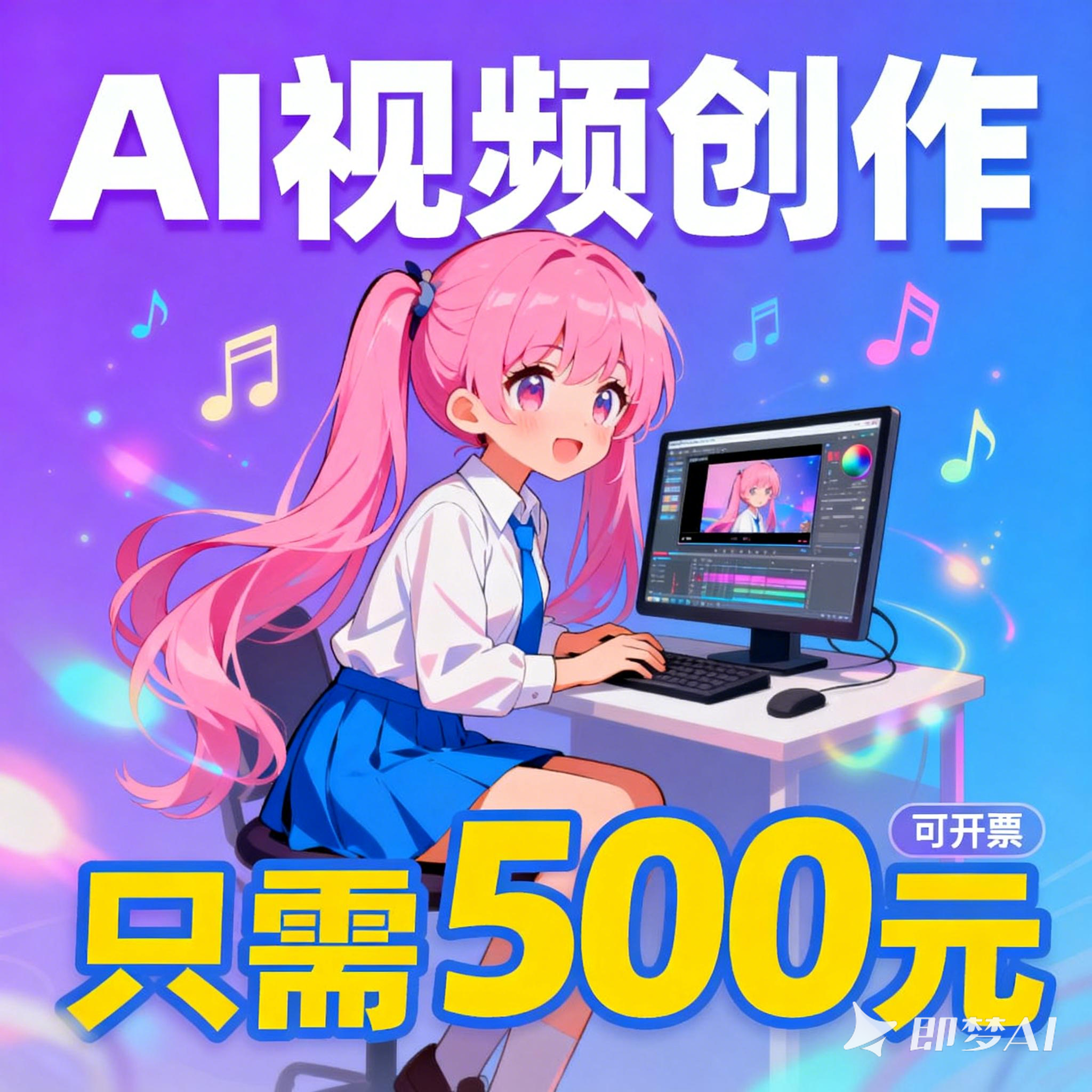 ai视频制作代生成与定制数字人动画用aigc帮做真人动漫代做人物短