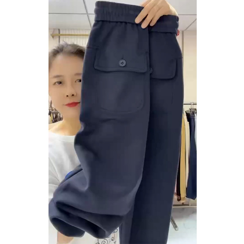 加绒加厚休闲卫裤女秋冬季新款宽松百搭直筒哈伦裤高腰显瘦运动裤,女装/女士精品,休闲裤,淘宝优惠券,粉丝福利购,淘宝优惠卷