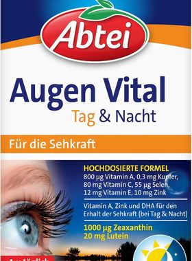 德国原装Abtei叶黄素玉米黄质护眼胶囊防眼-干老-化近-视30粒