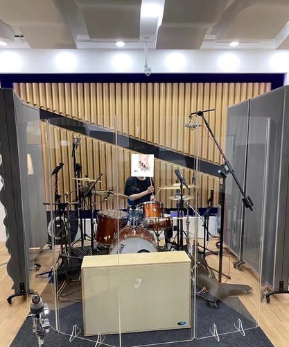 透明亚克力舞台架子鼓消音鼓盾