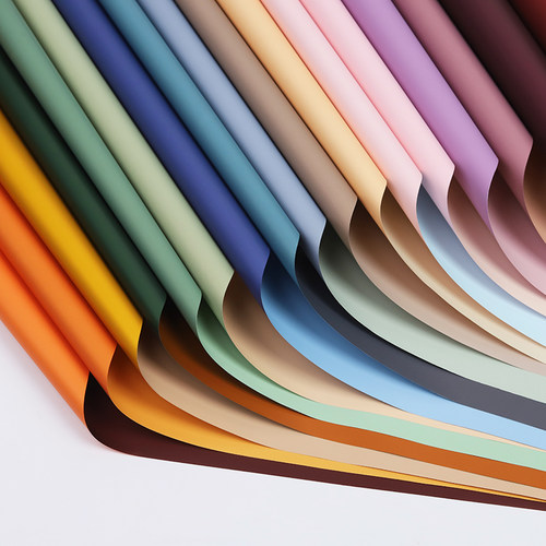 加厚欧雅纸欧亚纸花艺鲜花花束花纸双色双面包装纸花店资材材料