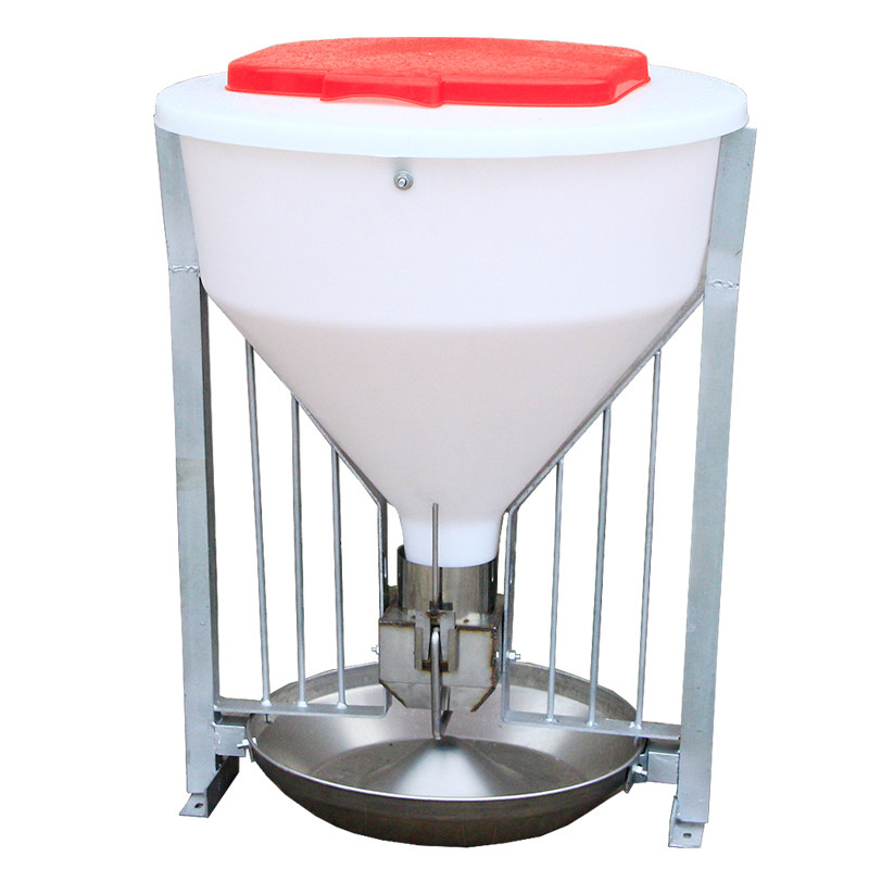 80公p斤猪食槽大猪料槽猪用自动下料槽养殖场养猪设备自动喂料器o