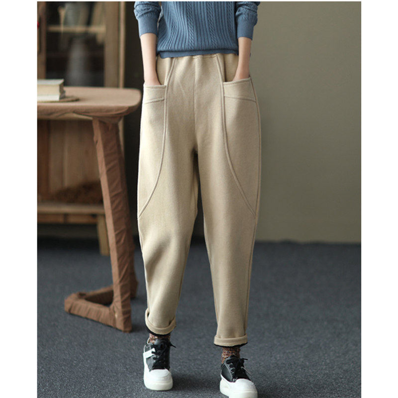 清仓捡漏～专柜折扣休闲哈伦裤裤女春秋季松紧腰宽松百搭运动裤子,女装/女士精品,卫裤,淘宝优惠券,粉丝福利购,淘宝优惠卷