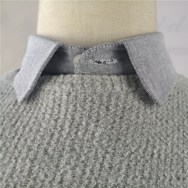 单郎纯棉牛津纺衬衫衣领假领子