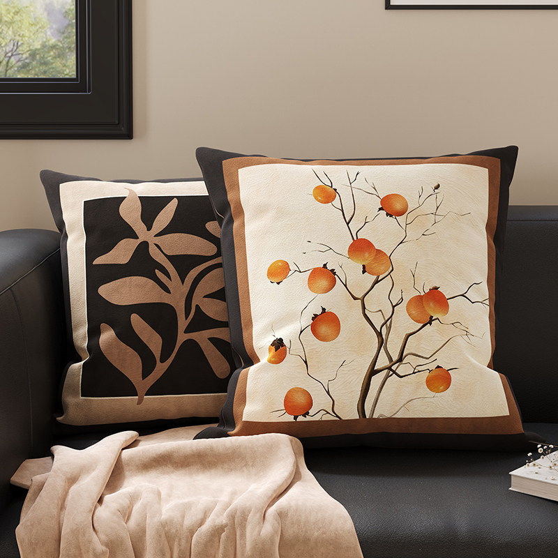 中古风复古沙发抱枕套靠垫客厅氛围装饰靠垫含芯高级卧室床头靠枕,居家布艺,抱枕被,淘宝优惠券,粉丝福利购,淘宝优惠卷