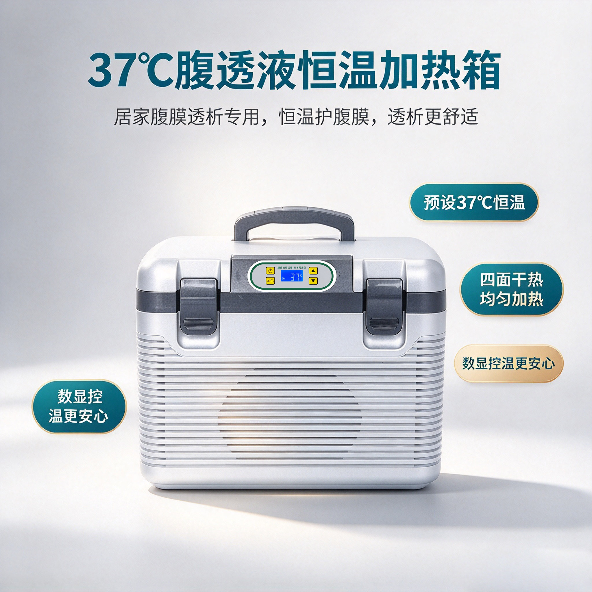 37度腹透液恒温箱 腹膜透析液加热箱 家用精准控温数显静音保温袋