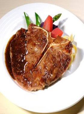 t骨牛排原切单片肉生牛扒牛肉丁骨牛排西餐厅品质210g商用含酱料