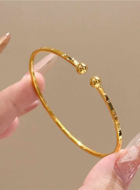 极细光圈活口素圈百搭手镯女