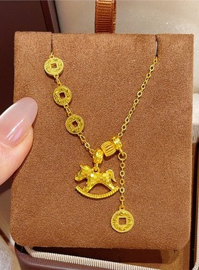 小红书爆款碎冰冰马上有钱项链