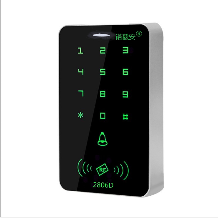诺毅安ic卡门禁机系统套装触摸密码门禁一体机磁力锁电插锁刷卡器