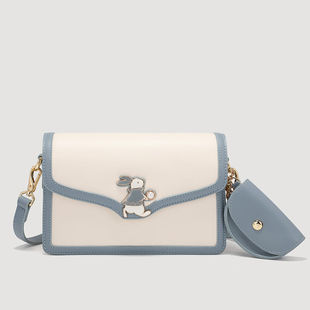 日本ぜいた女包兔兔小方包2026新款时尚清新潮百搭斜挎包女夏单肩